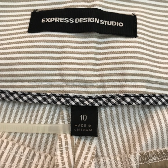 Express Design Studio striped shorts - Picture 3 of 8